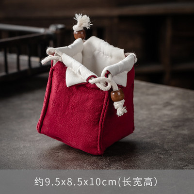 Viena kausa bagiju soma Master Cup soma Pārnēsājama tējas pagatavošanas katls Jian krāsns krūze Auduma maisiņš Savelkamās aukliņas Kokvilnas lina soma Envio Gratis