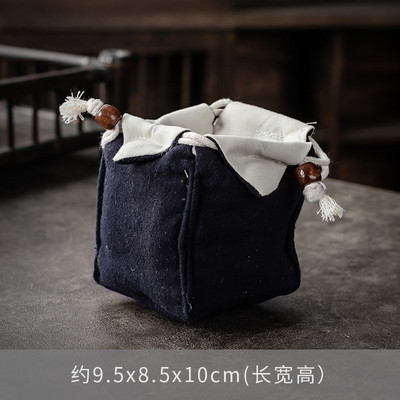 Viena kausa bagiju soma Master Cup soma Pārnēsājama tējas pagatavošanas katls Jian krāsns krūze Auduma maisiņš Savelkamās aukliņas Kokvilnas lina soma Envio Gratis