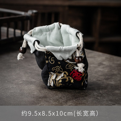 Viena kausa bagiju soma Master Cup soma Pārnēsājama tējas pagatavošanas katls Jian krāsns krūze Auduma maisiņš Savelkamās aukliņas Kokvilnas lina soma Envio Gratis