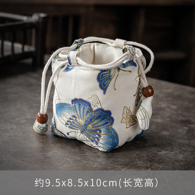 Viena kausa bagiju soma Master Cup soma Pārnēsājama tējas pagatavošanas katls Jian krāsns krūze Auduma maisiņš Savelkamās aukliņas Kokvilnas lina soma Envio Gratis