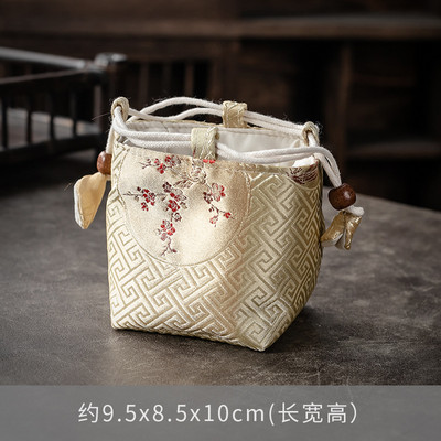 Viena kausa bagiju soma Master Cup soma Pārnēsājama tējas pagatavošanas katls Jian krāsns krūze Auduma maisiņš Savelkamās aukliņas Kokvilnas lina soma Envio Gratis