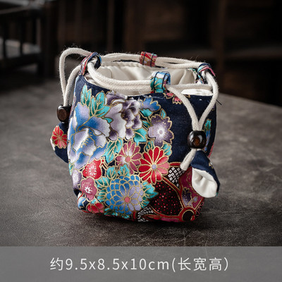 Viena kausa bagiju soma Master Cup soma Pārnēsājama tējas pagatavošanas katls Jian krāsns krūze Auduma maisiņš Savelkamās aukliņas Kokvilnas lina soma Envio Gratis