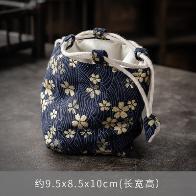 Viena kausa bagiju soma Master Cup soma Pārnēsājama tējas pagatavošanas katls Jian krāsns krūze Auduma maisiņš Savelkamās aukliņas Kokvilnas lina soma Envio Gratis