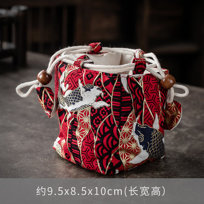 Viena kausa bagiju soma Master Cup soma Pārnēsājama tējas pagatavošanas katls Jian krāsns krūze Auduma maisiņš Savelkamās aukliņas Kokvilnas lina soma Envio Gratis