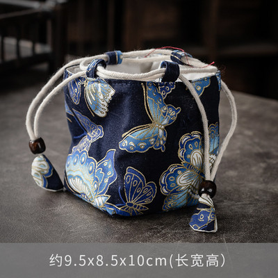 Viena kausa bagiju soma Master Cup soma Pārnēsājama tējas pagatavošanas katls Jian krāsns krūze Auduma maisiņš Savelkamās aukliņas Kokvilnas lina soma Envio Gratis