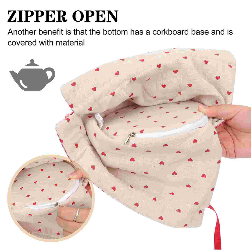 Tējas vāks tējkanna mājīgs tējkannas sildītājs izolēts mājīgs silts katli vintage kokvilnas segas sildītājs stepēts serveris angļu kafija