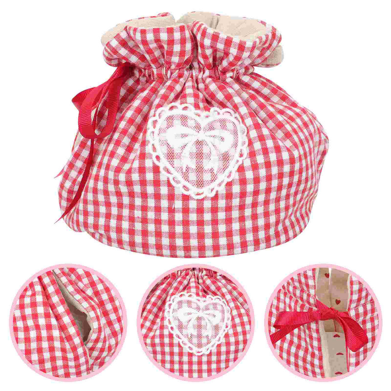 Tējas vāks tējkanna mājīgs tējkannas sildītājs izolēts mājīgs silts katli vintage kokvilnas segas sildītājs stepēts serveris angļu kafija