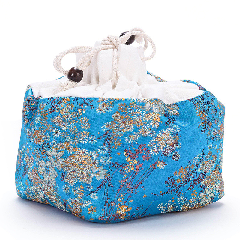 1 trauks 4 tases / 1 katls 2 tases uzglabāšanas maisiņš tējas Cozies ceļojumu tējas komplekts Pārnēsājams komplekts kabatas kokvilnas un lina tējas krūzes uzglabāšanas maisiņš LC674