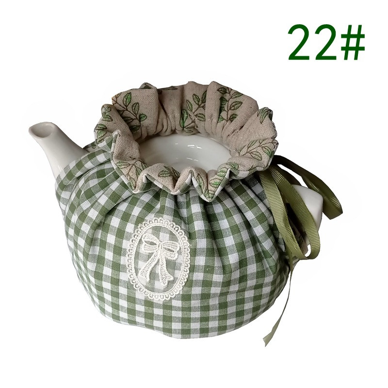 Памучни ретро флорални чайници Покривало за прах Чай Уютно покритие за чайник Изолация и поддържане на топлината за дома SP99