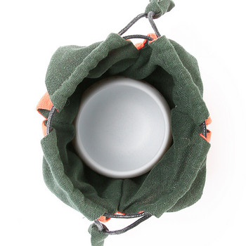 Памучна и ленена чанта Чанта за чаена чаша Комплект джобна креативна чанта за съхранение на чайник Преносима чанта за съхранение на чайник за пътуване Инструменти за чай LC649