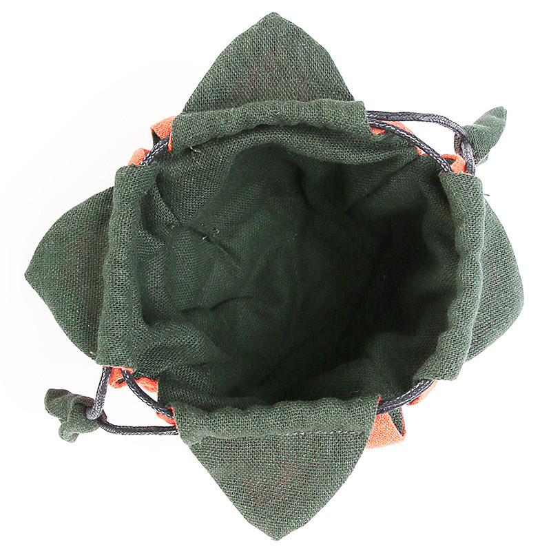 Kokvilnas un lina maisiņš tējas krūzes maisiņu komplekts kabata Radošs tējas trauku uzglabāšanas maisiņš Pārnēsājams ceļojumu tējkannas uzglabāšanas maisiņš Tējas rīki LC649