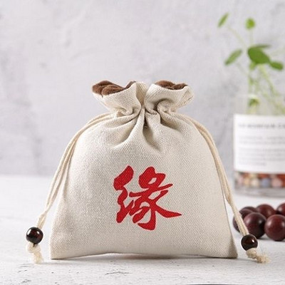 Jianzhan tárolótáska vastagított pamutvászon kis vászonzacskó teáskanna teáskészlet Master Cup hordozható teáscsésze táska írószer táska ZD50