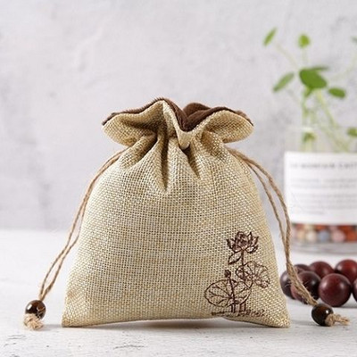 Jianzhan tárolótáska vastagított pamutvászon kis vászonzacskó teáskanna teáskészlet Master Cup hordozható teáscsésze táska írószer táska ZD50