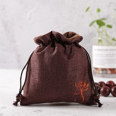 Jianzhan tárolótáska vastagított pamutvászon kis vászonzacskó teáskanna teáskészlet Master Cup hordozható teáscsésze táska írószer táska ZD50