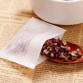 100 τεμ. φακελάκια τσαγιού βιοδιασπώμενο χάρτινο φακελάκι τσαγιού Κορδόνι φιλικό προς το περιβάλλον Φίλτρο για άδεια φακελάκια τσαγιού Loose Leaf Tea Powder Herbal Medicine
