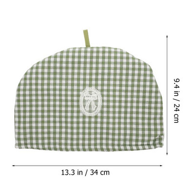 Tējkannas izolācijas vāciņš silti cimdi Creative Cozy Cup aizsargkokvilnas virtuve mājīgs putekļu novēršanas tējas vāciņš 35x25cm