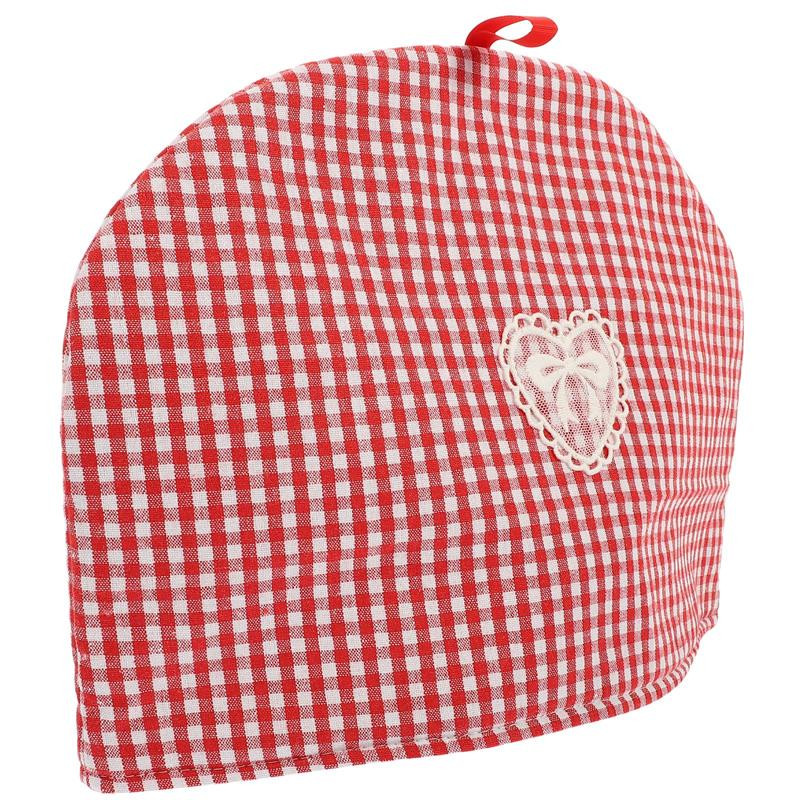 Tējkannas izolācijas vāciņš silti cimdi Creative Cozy Cup aizsargkokvilnas virtuve mājīgs putekļu novēršanas tējas vāciņš 35x25cm