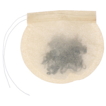 100 бр. Торбички чай Пакетчета чай Биоразградим хартиен шнур Екологичен филтър Празен насипен лист на прах Цедка за билкови лекарства