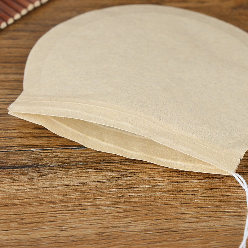 100 vnt arbatos maišelių arbatos maišelių biologiškai skaidus popierinis virvelė, ekologiškas filtras, tuščias birių lapų miltelių vaistažolių sietelis