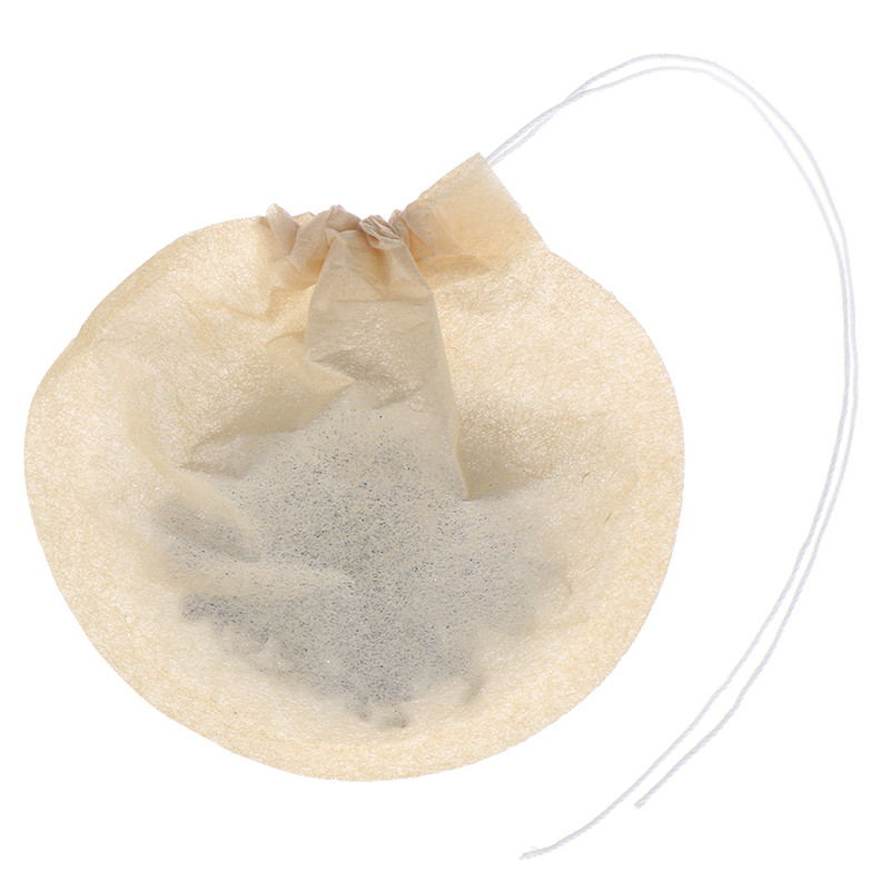 100 vnt arbatos maišelių arbatos maišelių biologiškai skaidus popierinis virvelė, ekologiškas filtras, tuščias birių lapų miltelių vaistažolių sietelis