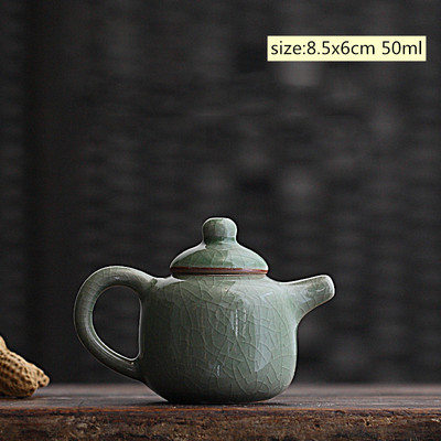 1Gb ķīniešu keramikas izstrādājumi Mazs tējas lolojumdzīvnieks Mini Fingertip Pot Tējas rotaļlieta Ornament Boutique oolong Tēja Aksesuāri mājas dekorēšanai