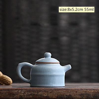 1Gb ķīniešu keramikas izstrādājumi Mazs tējas lolojumdzīvnieks Mini Fingertip Pot Tējas rotaļlieta Ornament Boutique oolong Tēja Aksesuāri mājas dekorēšanai