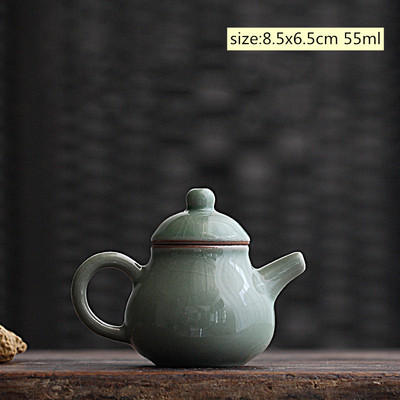 1Gb ķīniešu keramikas izstrādājumi Mazs tējas lolojumdzīvnieks Mini Fingertip Pot Tējas rotaļlieta Ornament Boutique oolong Tēja Aksesuāri mājas dekorēšanai