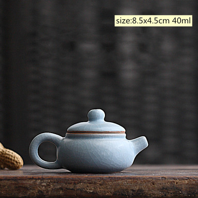 1Gb ķīniešu keramikas izstrādājumi Mazs tējas lolojumdzīvnieks Mini Fingertip Pot Tējas rotaļlieta Ornament Boutique oolong Tēja Aksesuāri mājas dekorēšanai