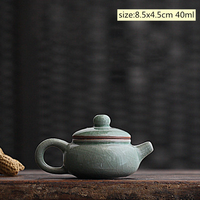 1Gb ķīniešu keramikas izstrādājumi Mazs tējas lolojumdzīvnieks Mini Fingertip Pot Tējas rotaļlieta Ornament Boutique oolong Tēja Aksesuāri mājas dekorēšanai