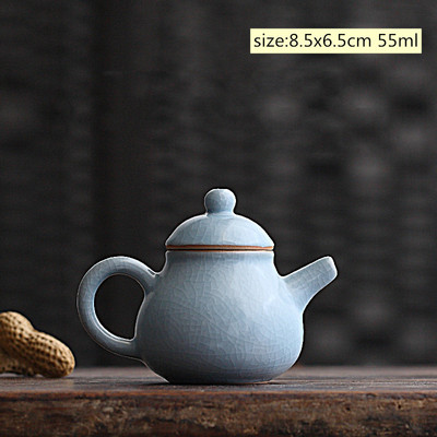 1Gb ķīniešu keramikas izstrādājumi Mazs tējas lolojumdzīvnieks Mini Fingertip Pot Tējas rotaļlieta Ornament Boutique oolong Tēja Aksesuāri mājas dekorēšanai