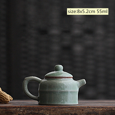 1Gb ķīniešu keramikas izstrādājumi Mazs tējas lolojumdzīvnieks Mini Fingertip Pot Tējas rotaļlieta Ornament Boutique oolong Tēja Aksesuāri mājas dekorēšanai