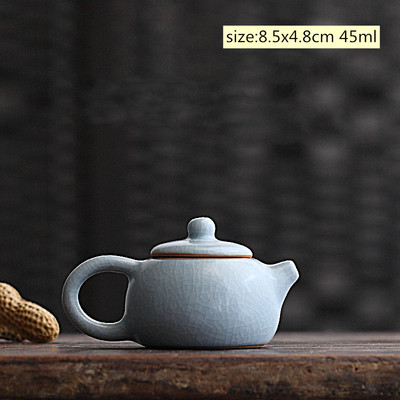 1Gb ķīniešu keramikas izstrādājumi Mazs tējas lolojumdzīvnieks Mini Fingertip Pot Tējas rotaļlieta Ornament Boutique oolong Tēja Aksesuāri mājas dekorēšanai