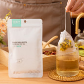 100 gab. Tējas maisiņi Vienreizlietojamie filtra maisiņi tējas garšvielu iepildītājam Pārtikas kvalitātes kukurūzas PLA šķiedras auduma garšvielu filtri tējas maisiņi