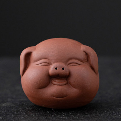 tēja mājdzīvnieku keramika cūka un suns Purple Clay tējas spēle kung fu ornaments