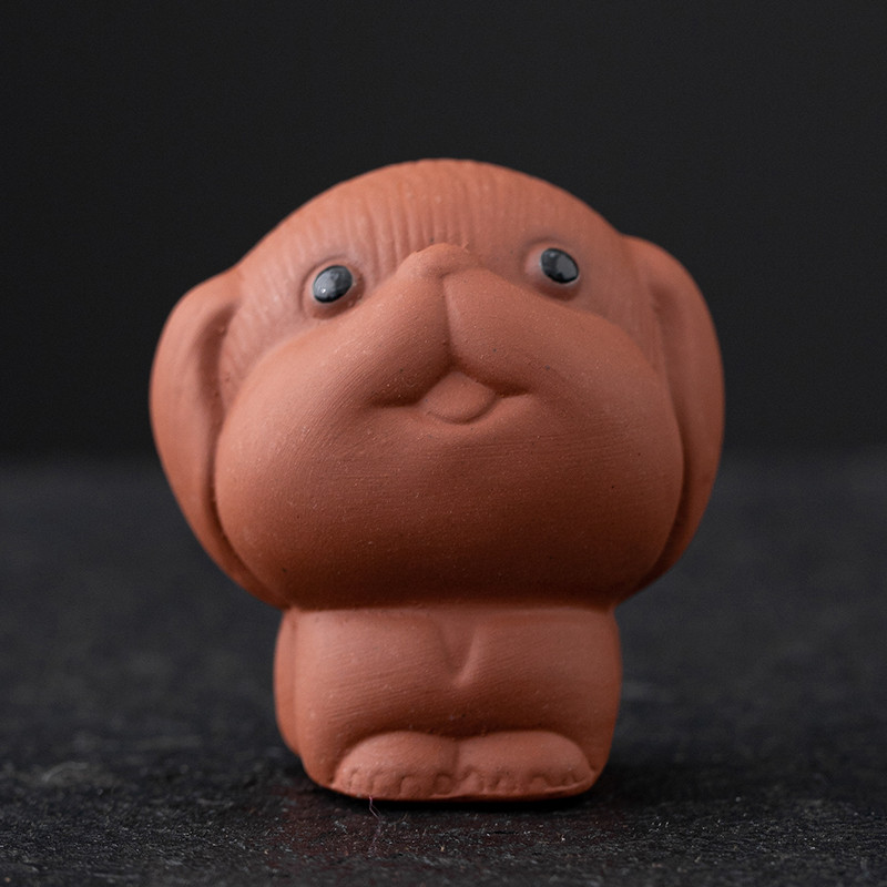 tēja mājdzīvnieku keramika cūka un suns Purple Clay tējas spēle kung fu ornaments