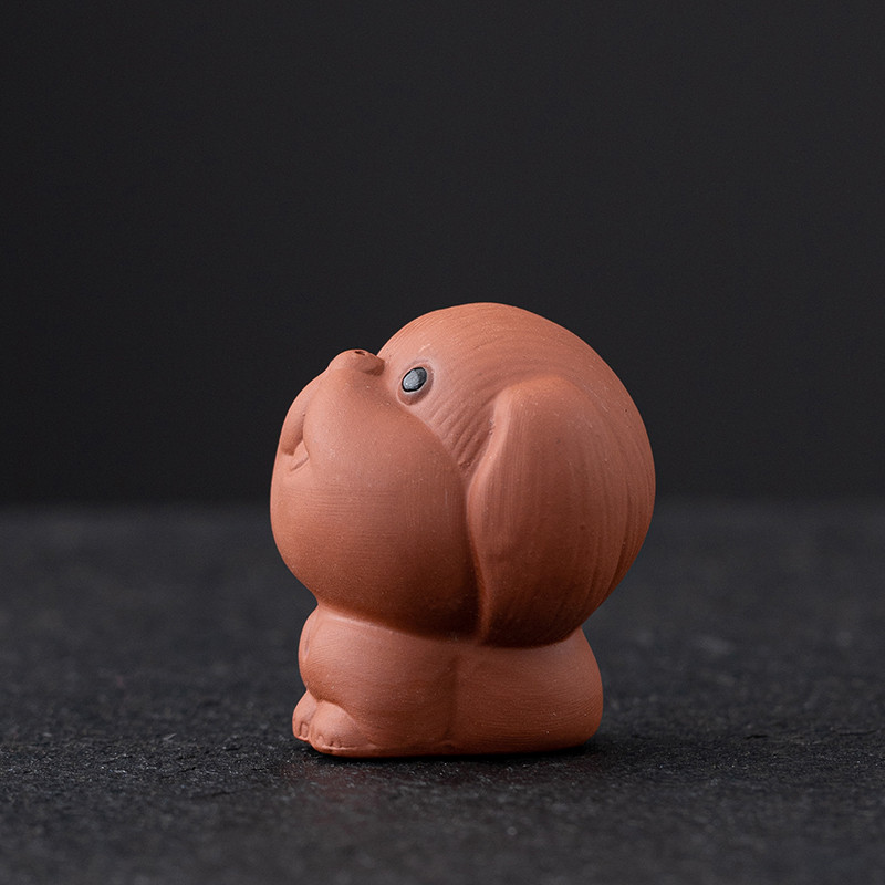 tēja mājdzīvnieku keramika cūka un suns Purple Clay tējas spēle kung fu ornaments