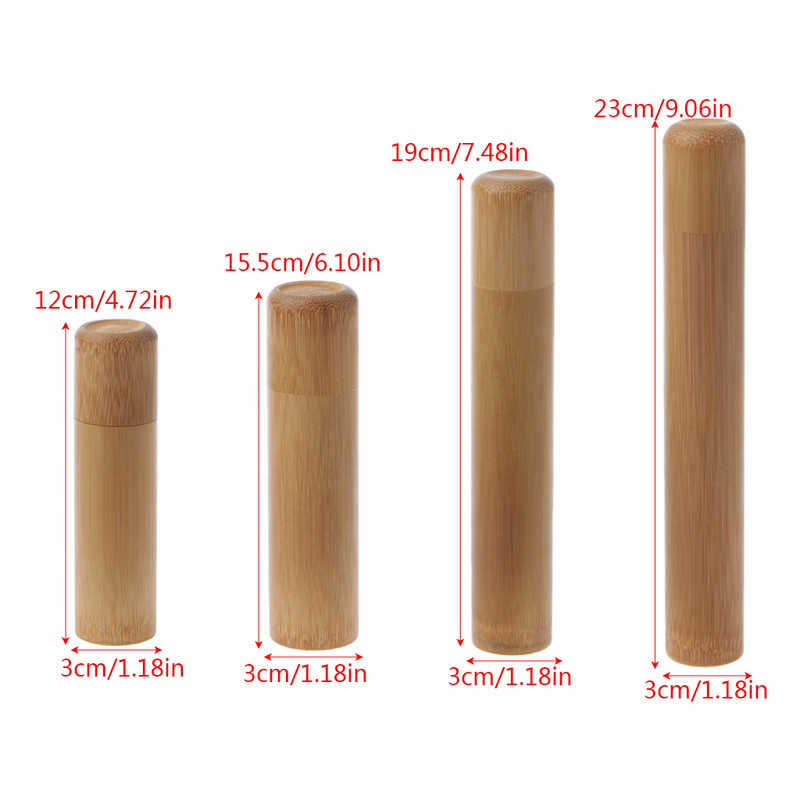 Bambusa caurules tējas kastīte, hermētiski necaurlaidīga maza trauka garšvielu uzglabāšanas burka ar vāku, 4 izmērs