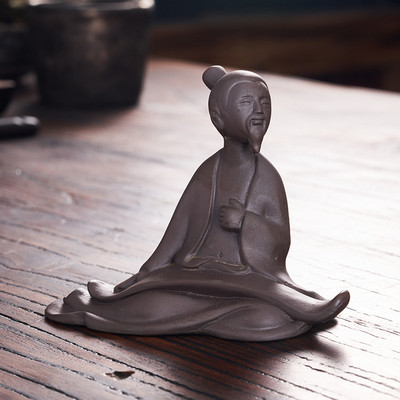 Radoši keramikas tējas rotājumi mājdzīvniekiem retro keramikas keramikas klavieru šaha gleznošana un kaligrāfija mikro ainava mazi ornamenti