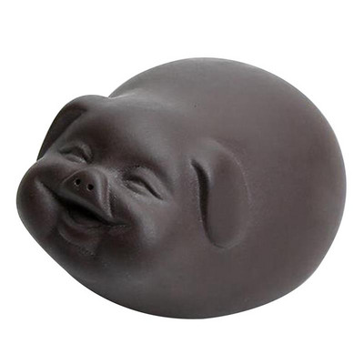 Tējas mājdzīvnieku dekorēšana Creative Lucky Pig Shape Tējas paplātes dekors Mājas galda rotājumi Tējas piederumi