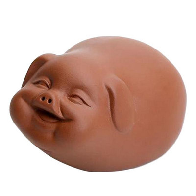 Tējas mājdzīvnieku dekorēšana Creative Lucky Pig Shape Tējas paplātes dekors Mājas galda rotājumi Tējas piederumi
