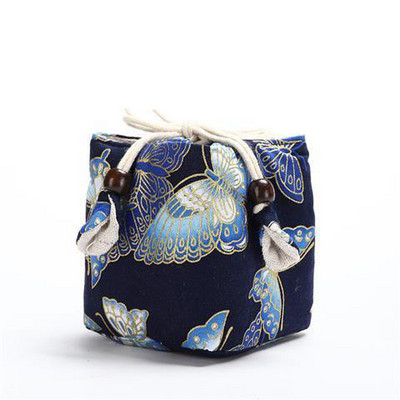 2 izmēra vienas krūzes glabāšanas soma Master Cup Bag Pārnēsājama ceļojumu tējas pagatavošanas krūze Mutes komplekts Kokvilnas veļas uzglabāšanas maisiņš Tēja CoziesLE746