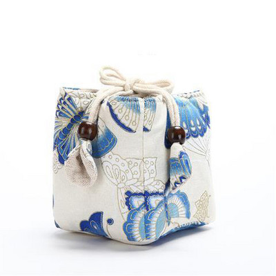 2 izmēra vienas krūzes glabāšanas soma Master Cup Bag Pārnēsājama ceļojumu tējas pagatavošanas krūze Mutes komplekts Kokvilnas veļas uzglabāšanas maisiņš Tēja CoziesLE746