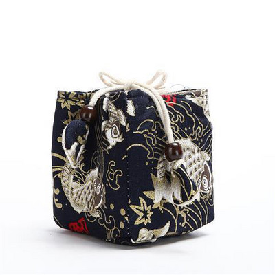 2 izmēra vienas krūzes glabāšanas soma Master Cup Bag Pārnēsājama ceļojumu tējas pagatavošanas krūze Mutes komplekts Kokvilnas veļas uzglabāšanas maisiņš Tēja CoziesLE746