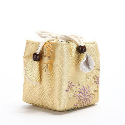 2 izmēra vienas krūzes glabāšanas soma Master Cup Bag Pārnēsājama ceļojumu tējas pagatavošanas krūze Mutes komplekts Kokvilnas veļas uzglabāšanas maisiņš Tēja CoziesLE746