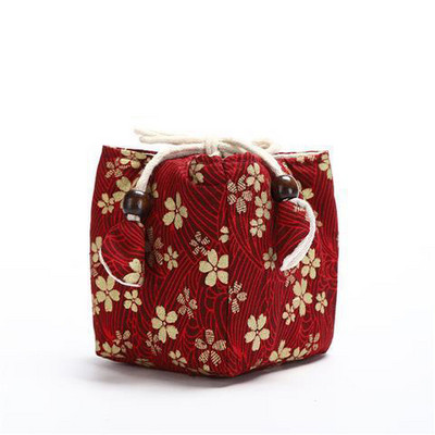 2 izmēra vienas krūzes glabāšanas soma Master Cup Bag Pārnēsājama ceļojumu tējas pagatavošanas krūze Mutes komplekts Kokvilnas veļas uzglabāšanas maisiņš Tēja CoziesLE746