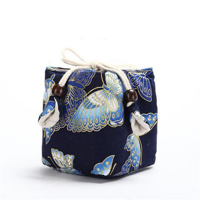 2 izmēra vienas krūzes glabāšanas soma Master Cup Bag Pārnēsājama ceļojumu tējas pagatavošanas krūze Mutes komplekts Kokvilnas veļas uzglabāšanas maisiņš Tēja CoziesLE746