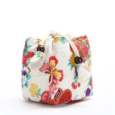 2 izmēra vienas krūzes glabāšanas soma Master Cup Bag Pārnēsājama ceļojumu tējas pagatavošanas krūze Mutes komplekts Kokvilnas veļas uzglabāšanas maisiņš Tēja CoziesLE746