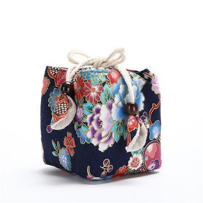 2 izmēra vienas krūzes glabāšanas soma Master Cup Bag Pārnēsājama ceļojumu tējas pagatavošanas krūze Mutes komplekts Kokvilnas veļas uzglabāšanas maisiņš Tēja CoziesLE746