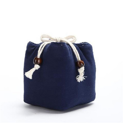 2 izmēra vienas krūzes glabāšanas soma Master Cup Bag Pārnēsājama ceļojumu tējas pagatavošanas krūze Mutes komplekts Kokvilnas veļas uzglabāšanas maisiņš Tēja CoziesLE746