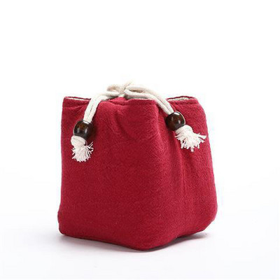 2 izmēra vienas krūzes glabāšanas soma Master Cup Bag Pārnēsājama ceļojumu tējas pagatavošanas krūze Mutes komplekts Kokvilnas veļas uzglabāšanas maisiņš Tēja CoziesLE746